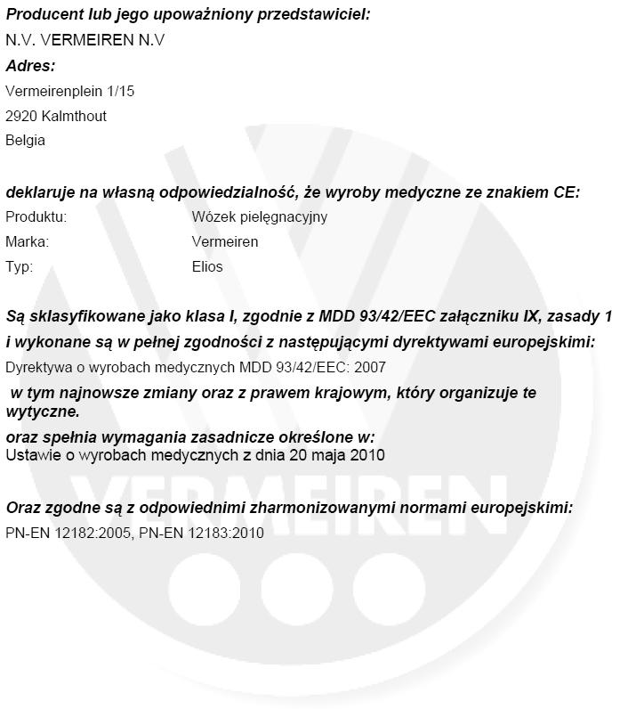 5 Gwarancja Wycinek z Ogólnych warunków prowadzenia działalności : (.
