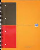 043.4093 A4+ kratka 80 42,20 02.043.9007 A5+ kratka 80 26,87 Kołonotatnik Notebook OXFORD International Śnieżnobiały i idealnie gładki papier optyczny 80 g/m 2.