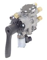 Podłączanie podzespołów Wyciąg ze schematu 841 802 150 0 POZYCJA NUMER CZĘŚCI ILUSTRACJA OPIS 1 480 102 0XX 0 Modulator TEBS E Premium/Standard 2 463 090 012 0 (1-obwodowy; RtR, ryglowanie w pozycji
