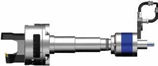 KOMET KomTronic SMS Integracja z obrabiarką SMS Sterowana cięgnem głowica planująca Maszyna / wrzeciono Stojan z przewodem stojana x 6,5 mm Szafka sterownicza PLC: 13 E 4 A Interfejs PLC NCA