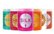 makadāmijas eļļu KJMN Silk šampūns bojātiem matiem 5 80 2 50 3 70 LAB 35 VOLUME & GLOSS Šampūns LAB 35
