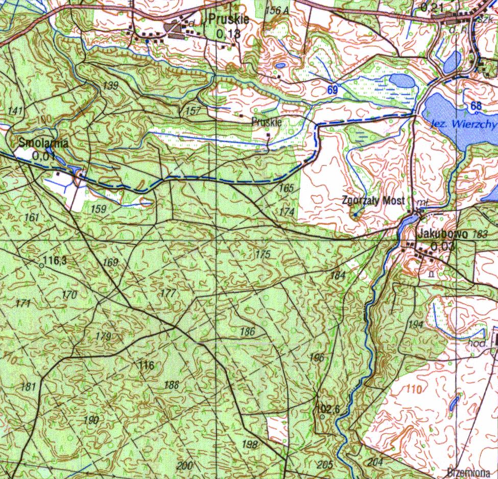 zlewni: 120,6 km 2 Typ cieku: 17 potok nizinny piaszcz.