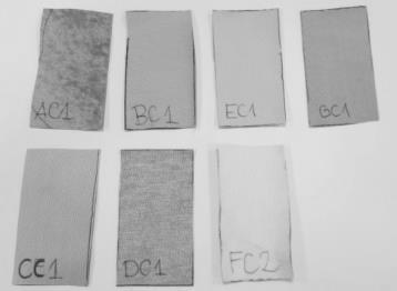 Zestawienie badań przeprowadzonych dla tekstyliów technicznych w oparciu o normy Wymiary Ilość Przykładowy wygląd Badanie Norma próbki [mm] próbek