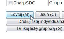 Na liście miejsc docelowych kliknij pole wyboru miejsca docelowego, które chcesz edytować lub usunąć.