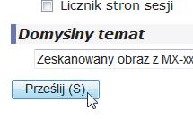 Aby uzyskać objaśnienia do każdego elementu, kliknij opcję [Pomoc] w ramce menu. W ramce menu kliknij opcję [Skanowanie sieciowe]. Pojawi się strona konfiguracji skanowania sieciowego.