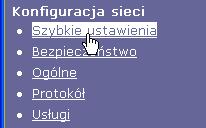 KORZYSTANIE Z FUNKCJI SKANERA SIECIOWEGO - INFORMACJE PODSTAWOWE RÓŻNE USTAWIENIA SERWERA W niniejszej części objaśniono procedury korzystania z opcji [Szybkie ustawienia].