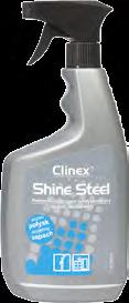 12.5 Chemia gospodarcza Preparat czyszcząco-nabłyszczający do stali nierdzewnej Shine Steel CLINEX Preparat do czyszczenia i konserwacji powierzchni ze stali szlachetnej.