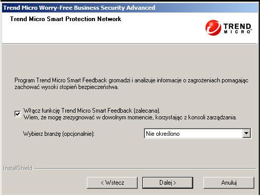 Podręcznik instalacji i aktualizacji programu Worry-Free Business Security 9.5 Port: port używany przez serwer SMTP do komunikacji.