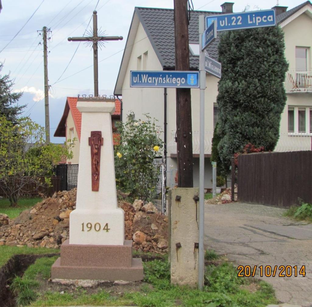 W roku 2014 nastąpiły prace renowacyjne krzyża.