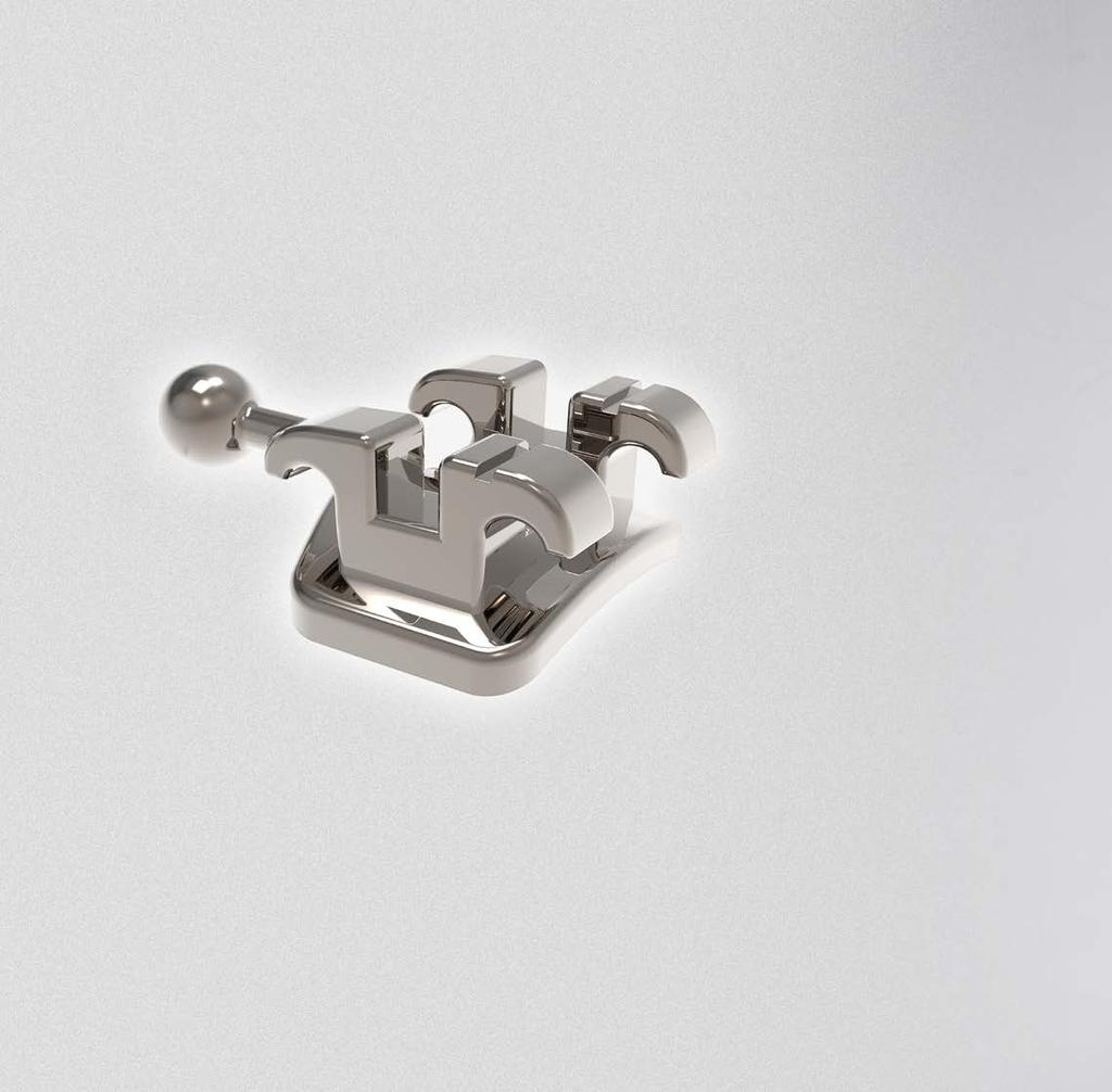 Mikro wytrawioną, 80 oczkowa siateczka na podstawie zamków zapewnia optymalną siłę wiązania. 80 gauge micro etched mesh on the bracket base ensures maximum retention.