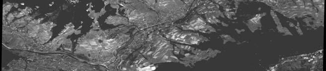 obrazów wielospektralnych [Sitek,1997]. Rys.1 Wizualizacja przetworzonego zobrazowania satelitarnego obszaru Kasina Ma a z roku 1987.