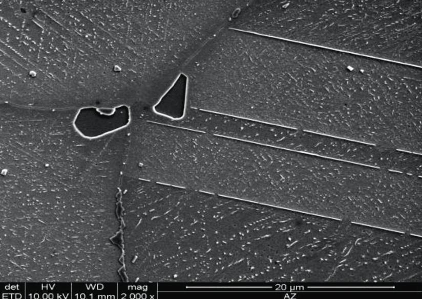 Results f phase analysis f HR3C steel islates Stan materiału Skład fazwy Stan dstawy NbCrN faza główna 650