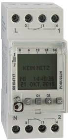 www.protecclass.pl 117 Programator czasowy roczny 2-kanałowy (cyfrowy) nr art. nr id. typ DCF + GPS szt./opak.