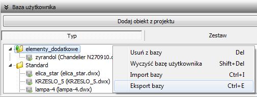przy zmianie nazwy modelu - wyświetli się nowa jego nazwa). 7.