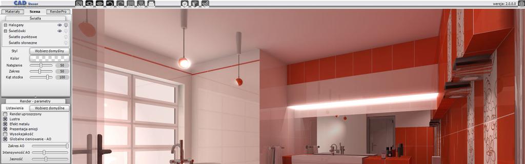 ROZDZIAŁ 16 Wizualizacja - informacje ogólne CAD Decor Paradyż 2.1 - instrukcja obsługi 1.