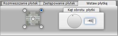 myszy (uwaga obrys pojawi się wokół całego obszaru, a nie tej konkretnej płytki); na obszarze - wymienia wszystkie płytki danego typu na wskazanym obszarze; w całym projekcie - wymienia płytki danego