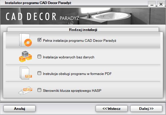 Jeśli użytkownik nie zgadza się z warunkami umowy, może w tej chwili przerwać instalację przez wybór przycisku Anuluj. Rys.
