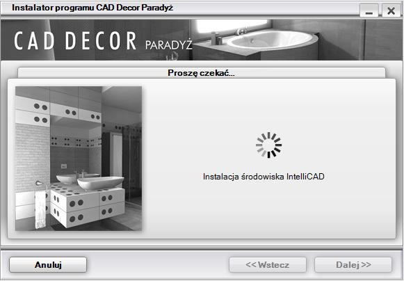 Jeśli natomiast instalator nie wykryje środowiska (bo nie było ono nigdy wcześniej instalowane), wtedy automatycznie rozpocznie się jego instalacja.