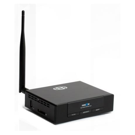 Mede8er MED400X2S Mini HD - multimedialny odtwarzacz sieciowy 419 zł Mede8er MED400x2s jest najmniejszym odtwarzaczem otwierającym serię x2 zbudowaną w oparciu o procesory Realtek 500Mhz.