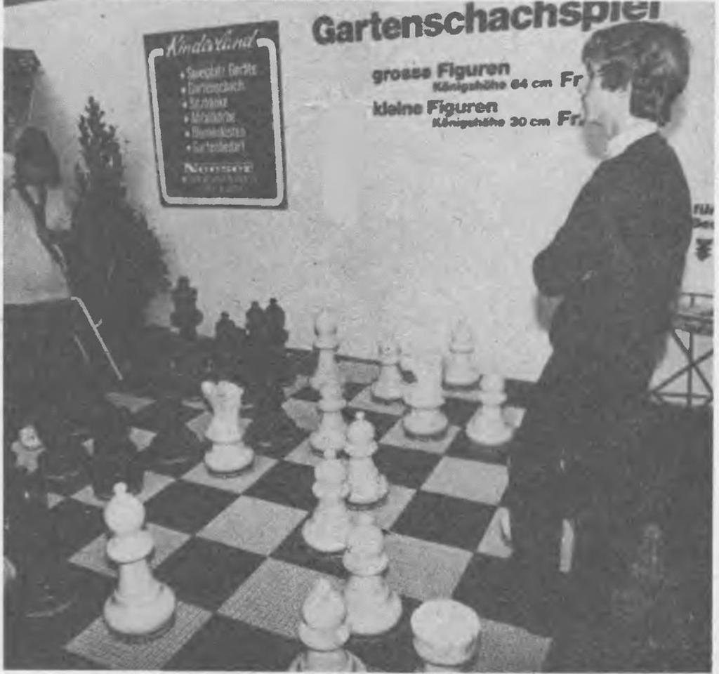 Szachy dla kibiców Lucerna 1982