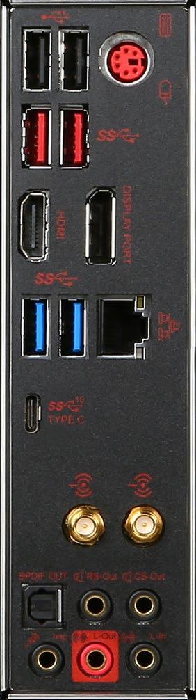 Nightblade X2: prezentacja ogólna 1 2 3 4 5 6 7 8 1-2 9 10 11 12 13 14 17 15 18 20 1. Gniazdo USB 3.0 (typu C) 21 22 23 2. Gniazdo USB 2.0 / Gniazdo ładujące USB 3.
