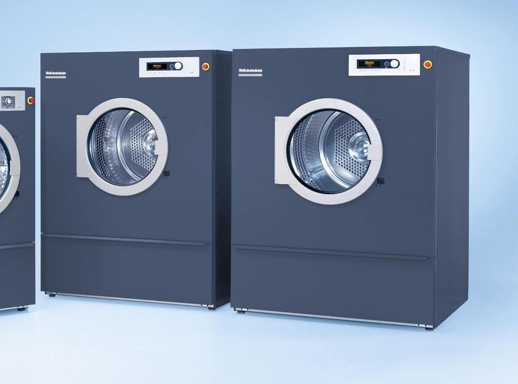 Wielkość robocza: Ładowność 20-25 kg Objętość bębna 500l Suszarka PT 8503 Sterownik Profitronic B Plus Sterowanie wilgotnościowe Suszarka PT 8505* (rys.