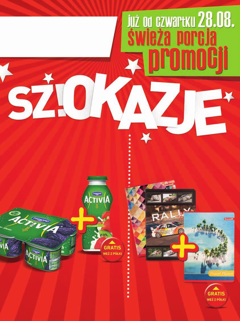 kup Activia 4 x 120 g Activia do picia 195 g GRATIs 2 kup za 1,58 zł trzeci 5 79 4-PACK ACTIVIA DANONE 4 rodzaje 4 x 120 g, 1,21 zł / 100 g ACTIVIA DO PICIA DANONE 195 g Cena
