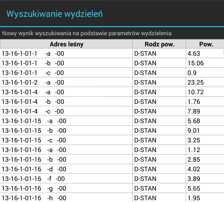 Po wyszukiwaniu i ponownym wybraniu opcji Wyszukiwanie