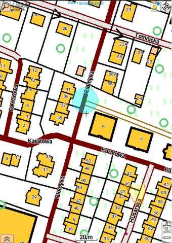 4.12. Praca z GPS mlas Inżynier Lite 6 pozwala na wykorzystanie wewnętrznego lub zewnętrznego odbiornika GPS, zaś dane z GPS są wykorzystywane przy pomiarze.