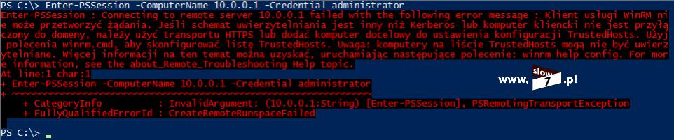 połączenie doszło do skutku w nowo otwartym oknie należy podać hasło przypisane do użytkownika, którego poświadczenia wykorzystujemy. Całość zatwierdzamy klikając na OK.