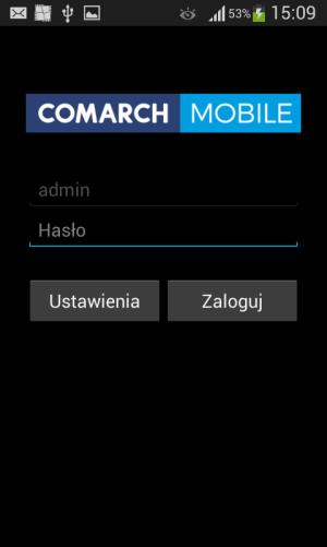 Po uruchomieniu aplikacji Sprzedaż należy wpierw