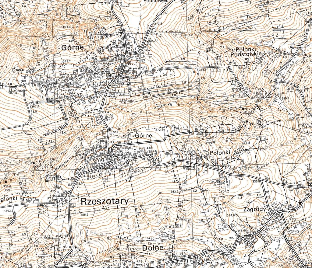 Opinia geotechniczna - rejon prac geotechnicznych Rys. 1. Lokalizacja terenu badań geotechnicznych na tle mapy topograficznej. 5.