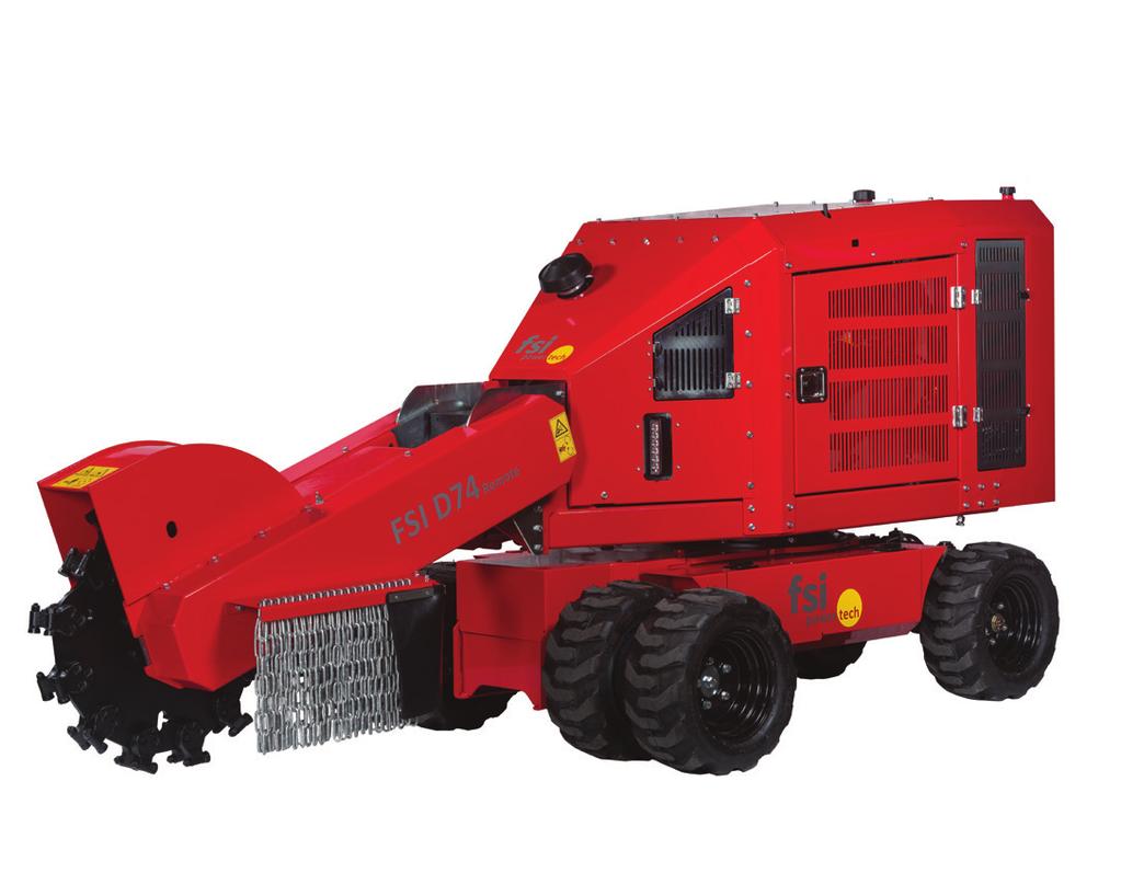 Mocny silnik wysokoprężny 74 HP o imponującym momencie obrotowym 300 Nm przy 1500 obr./min, duża tarcza tnąca 720 mm i szerokość robocza 2 m oznacza, że maszyna ta ma imponującą wydajność.