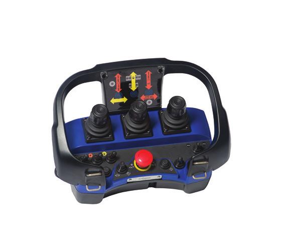 Ø28,5/28 Wymiary D x S x W 3200 x 890 x 1510 mm Masa 1650 kg jest zamontowana ładowarka akumulatora wraz z zapasowym akumulatorem dla systemu sterowania radiowego.