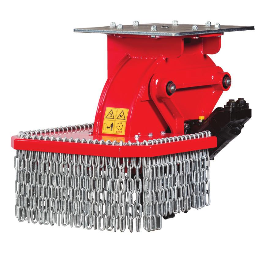 H20 / H27 / H50 / H65 Hydraulika Model Tarcza tnąca Przepływ oleju Maks. ciśnienie Wymaganie dla silnika Średnica Zęby/szt. Masa H20 30 50 l/min.