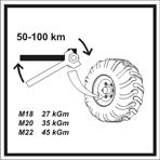 osi jezdnych 9 Smarować zgodnie z zaleceniami zawartymi w instrukcji