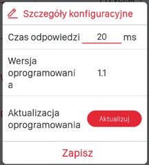 KONFIGURACJA STANU WYJŚC PO WŁĄCZENIU NAPIĘCIA ZASILAJĄCEGO W przypadku odbiornika ROP-21 można konfigurować stan wyjścia po załączeniu napięcia zasilającego.