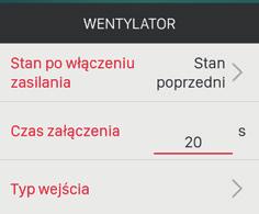 Wyjątkiem jest tryb czasowy jeżeli napięcie zostanie odłączone w trakcie odmierzania czasu to po ponownym jego załączeniu wyjście jest w stanie wyłączonym.