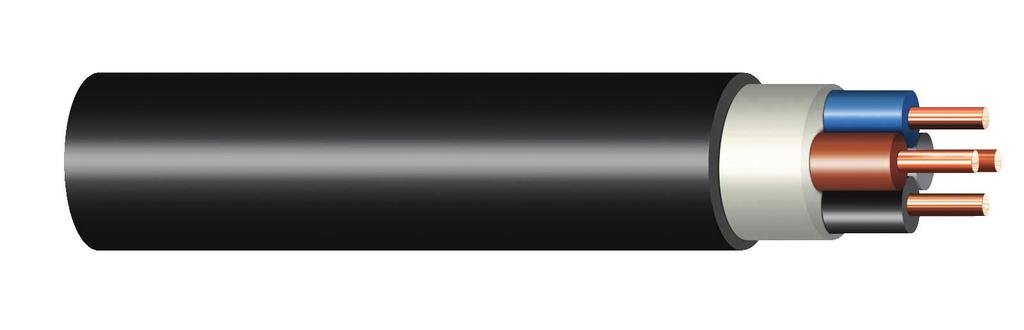 Kable bezhalogenowe nierozprzestrzeniające płomienia Halogen-free flame retardant cable Norma Standard PN-HD 604 5G 4 3 2 1 Konstrukcja Construction Żyła przewodząca miedziana Copper class 1 or 2