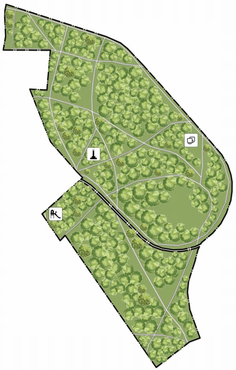 Park ten powstał w 1954 r. na obszarze, którego część była dawniej żwirownią, a teren nazywany był później Górką Stokowską. Autorem projektu parku był K. Chrabelski.