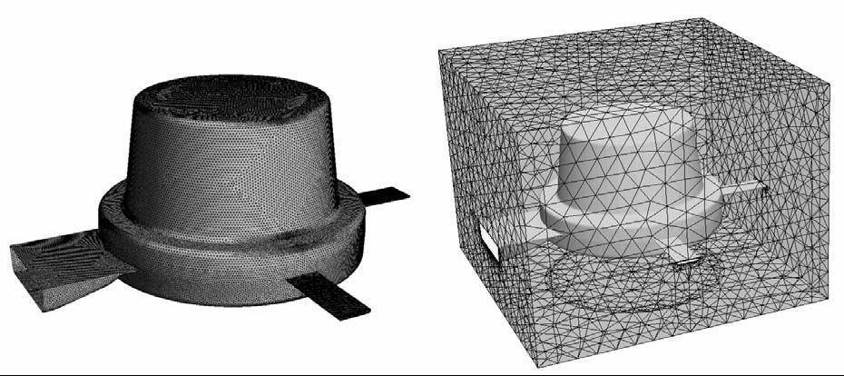 mesh), b) FEM mesh at the contact point Rys. 5.