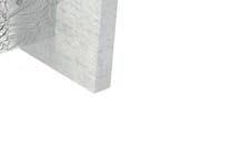 2 mm Wełna mineralna (66 kg/m3) Wełna mineralna (66 kg/m3) rut wiązałkowy stalowy o gruoci 16 mm Osłona izolaci z przodu (cz akcesoriów PO patrz