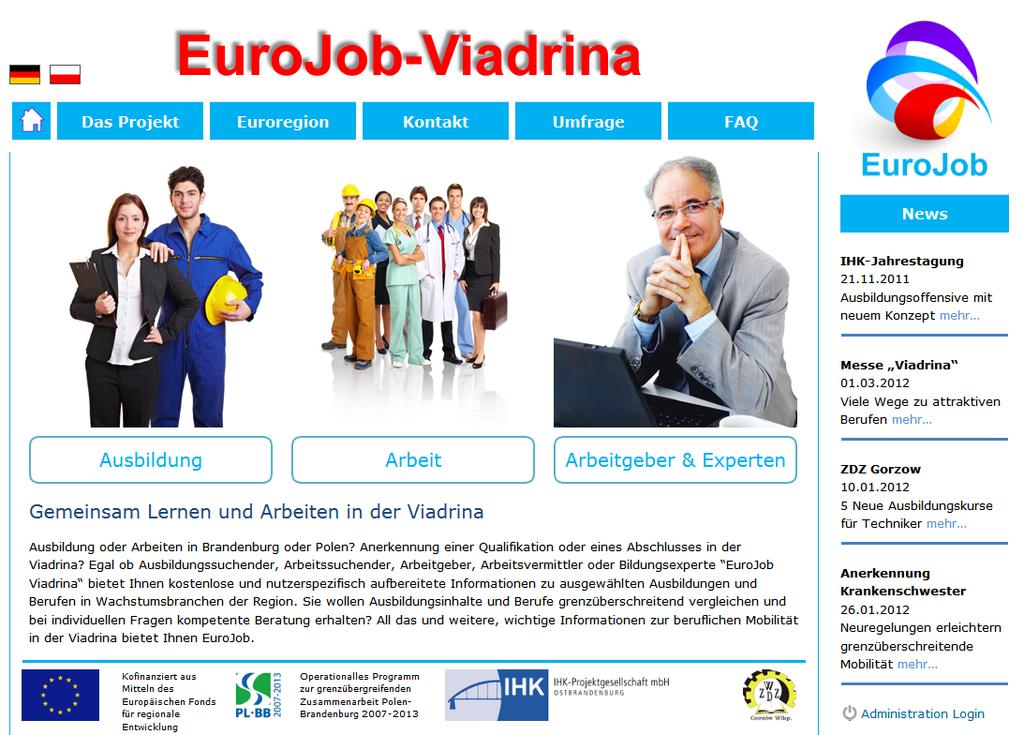 32 EuroJob-Viadrina Aufbau eines deutsch-polnischen Akteurs-Netzwerks und Erstellung eines