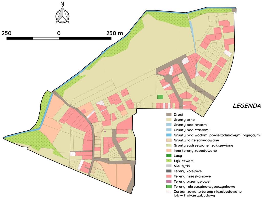 Green Key Lokalny Program Rewitalizacji miasta Wągrowca na lata 2017-2025 Ryc. 24. Pokrycie mpzp w jednostce analitycznej: Mikołajczyka Źródło: opracowanie własne na podstawie www.mwagrowiec.