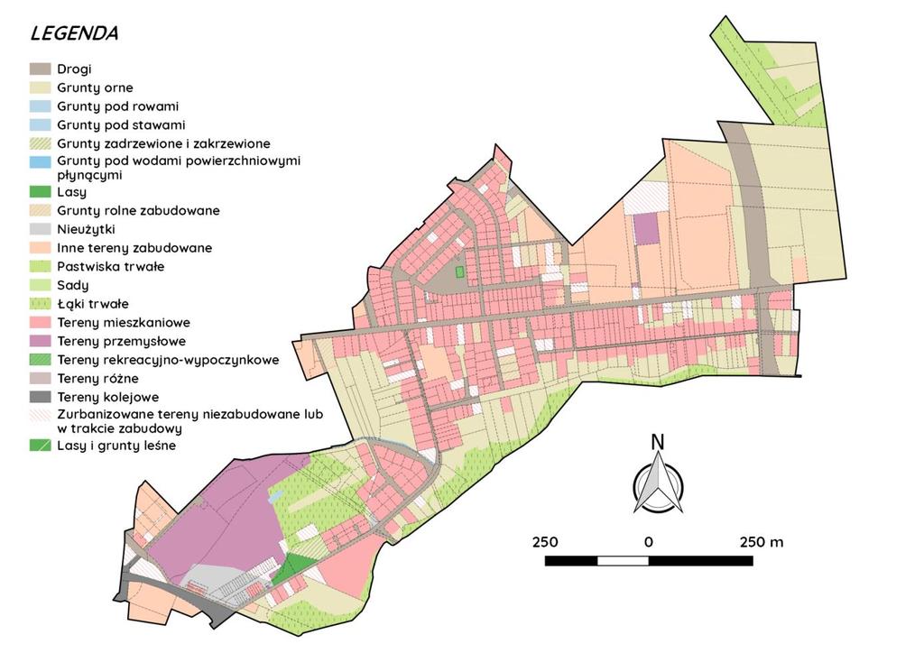 Green Key Lokalny Program Rewitalizacji miasta Wągrowca na lata 2017-2025 Ryc. 30. Pokrycie mpzp w jednostce analitycznej: Nad Nielbą Źródło: opracowanie własne na podstawie www.mwagrowiec.
