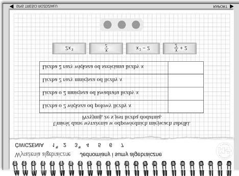 18 WYRAŻENIA ALGEBRAICZNE. Jednomiany i sumy algebraiczne Umieść dane wyrażenia w odpowiednich miejscach tabelki. Oblicz: 1.