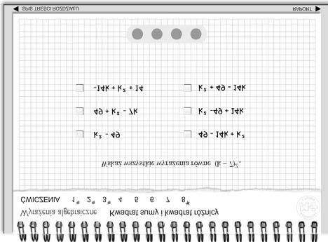20 WYRAŻENIA ALGEBRAICZNE. Kwadrat sumy i kwadrat różnicy Wpisz w kratki odpowiednie wyrażenia. Wstaw w kratki odpowiednie wyrażenia, tak aby otrzymać równość prawdziwą.