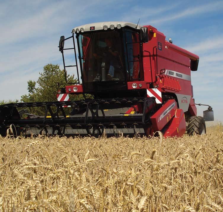 Kombajn MF 7240 ACTIVA cechuje mocna, prosta budowa, gwarantując właścicielowi niskie koszty eksploatacyjne, trwałość i niezawodność.