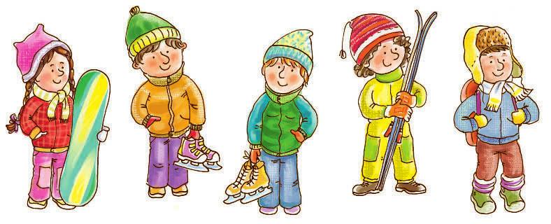 86. Bezpieczne ferie 1. Troje dzieci z klasy pierwszej jedzie na zimowisko. Przeczytaj zdania i narysuj zielone kółko przy właściwych postaciach. Na zimowisko jadą: Ania, Darek i Rafał.