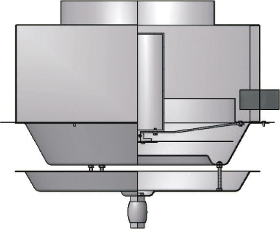 .8 Budowa i montaż filtrów TurboSwing Okapy Jeven dostarczane są z zamontowanymi filtrami TurboSwing wraz z płytą obrotwą, tacą ociekową i wszystkimi innymi elementami potrzebymi do pracy.